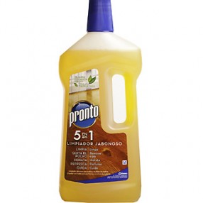 PRONTO limpiador jabonoso para madera 5 en 1 botella 1 L